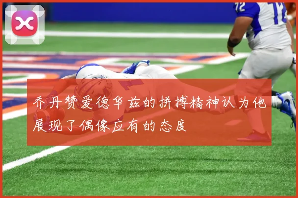 乔丹赞爱德华兹的拼搏精神认为他展现了偶像应有的态度